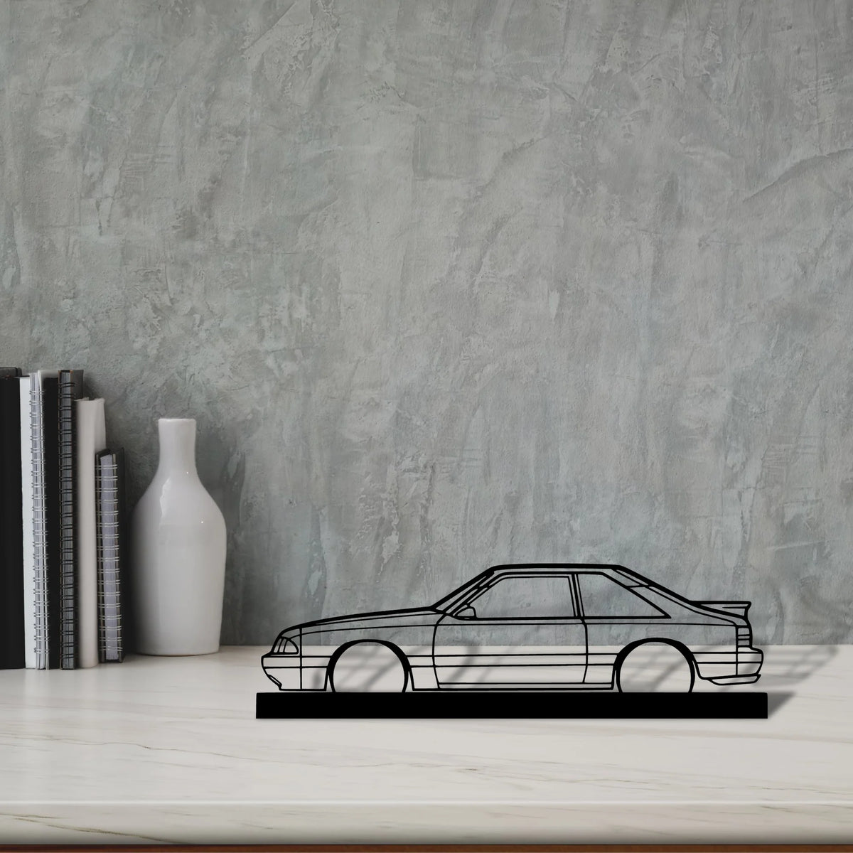 mustang-lx-2 Silhouette Metal Art Stand - Tinvibe