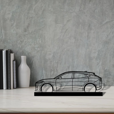 mustang-mach-e-gt Silhouette Metal Art Stand - Tinvibe