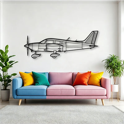 P 3C Orion Classic Aircraft Silhouette Metal Wall Art - Tinvibe