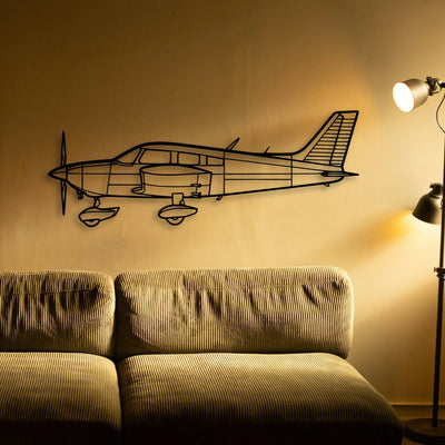 P 3C Orion Classic Aircraft Silhouette Metal Wall Art - Tinvibe
