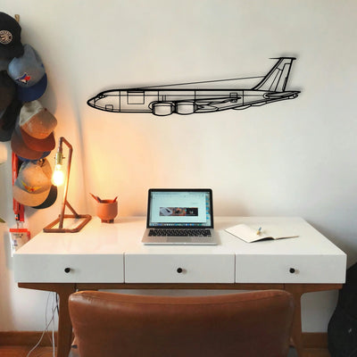 PA 32R 301T Classic Aircraft Silhouette Metal Wall Art - Tinvibe