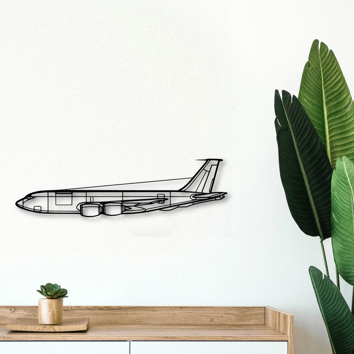 PA 32R 301T Classic Aircraft Silhouette Metal Wall Art - Tinvibe
