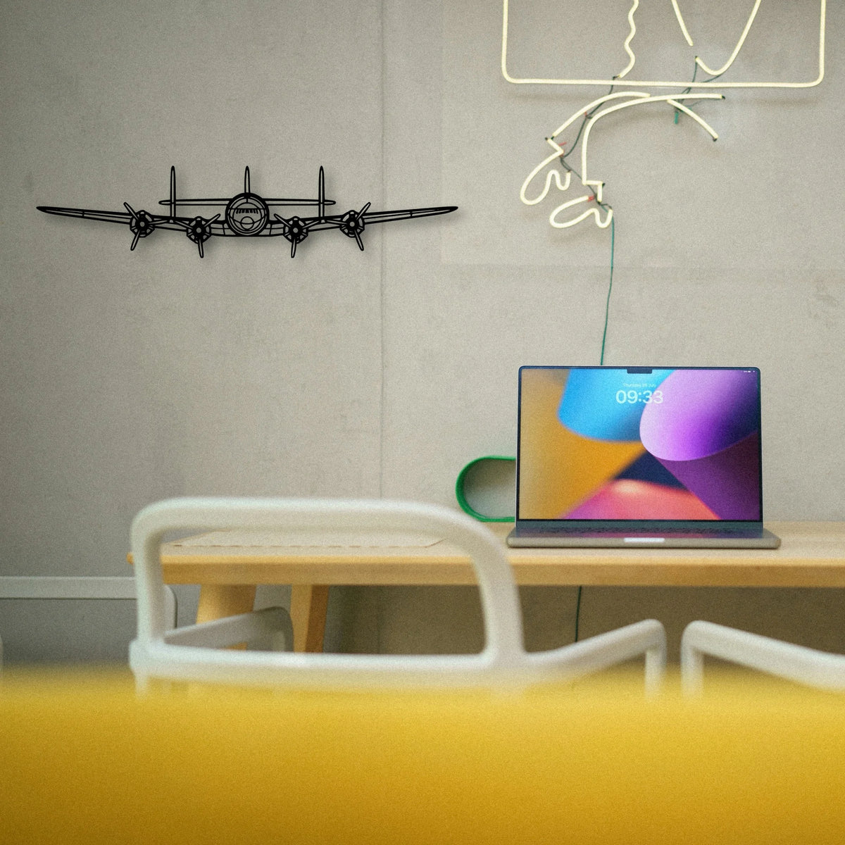 PA 46R 350T Matrix Classic Aircraft Silhouette Metal Wall Art - Tinvibe