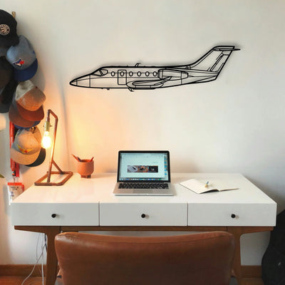 Phenom 300 Classic Aircraft Silhouette Metal Wall Art - Tinvibe