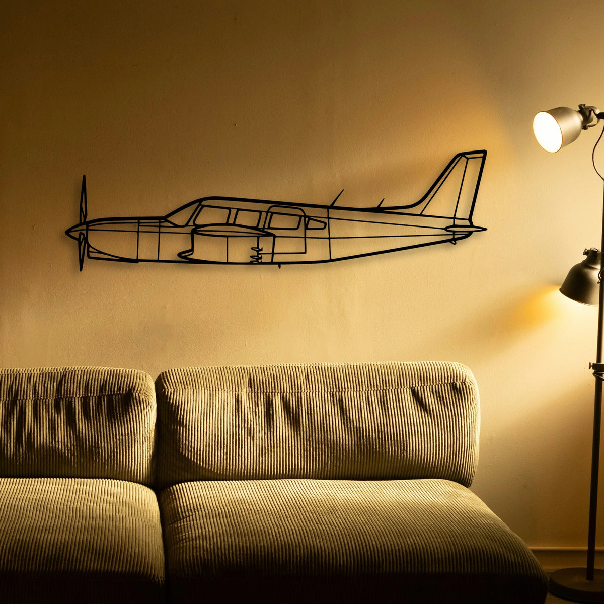 Praetor 600 Classic Aircraft Silhouette Metal Wall Art - Tinvibe