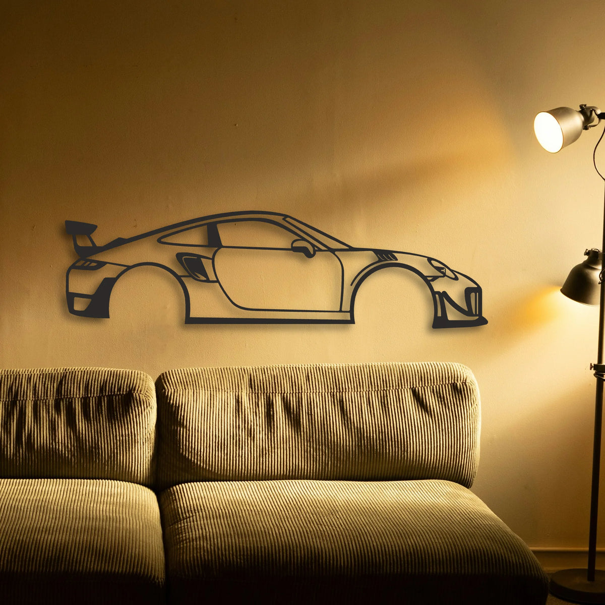 PRS911 Classic Silhouette Metal Wall Art - Tinvibe
