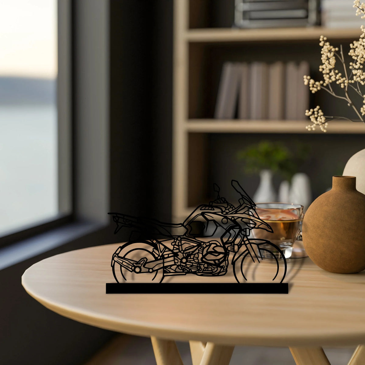 r1250-gsa Silhouette Metal Art Stand - Tinvibe
