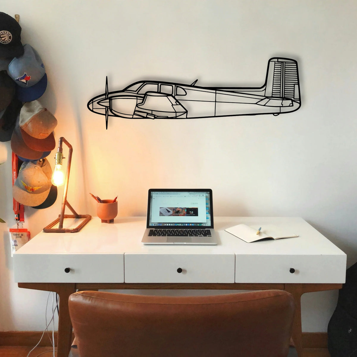 R3000 160 Classic Aircraft Silhouette Metal Wall Art - Tinvibe