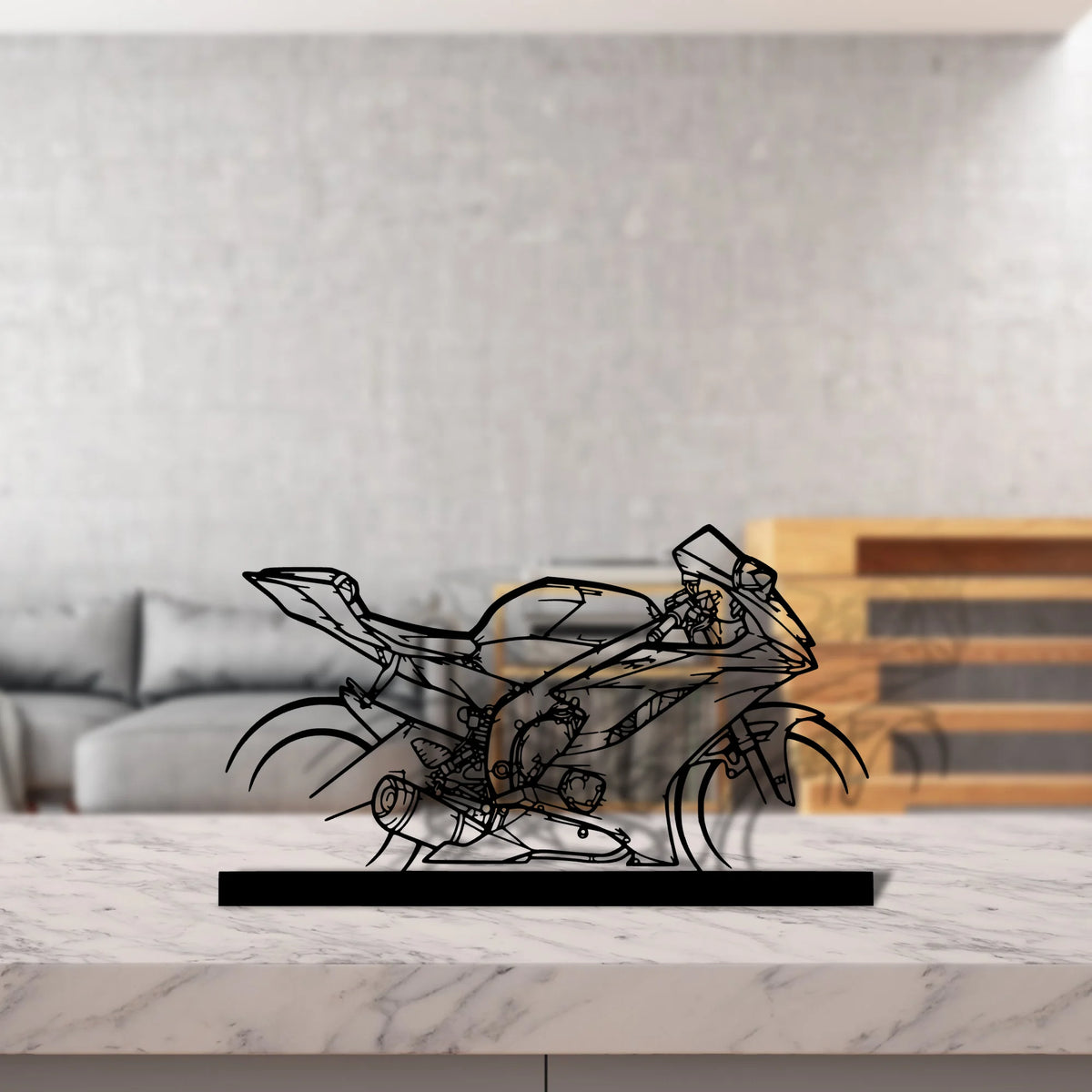 r6-2018 Silhouette Metal Art Stand - Tinvibe