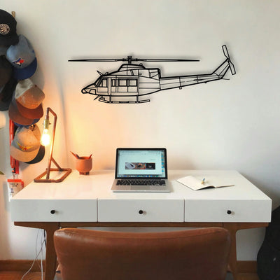 Rafale Classic Aircraft Silhouette Metal Wall Art - Tinvibe