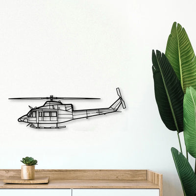 Rafale Classic Aircraft Silhouette Metal Wall Art - Tinvibe