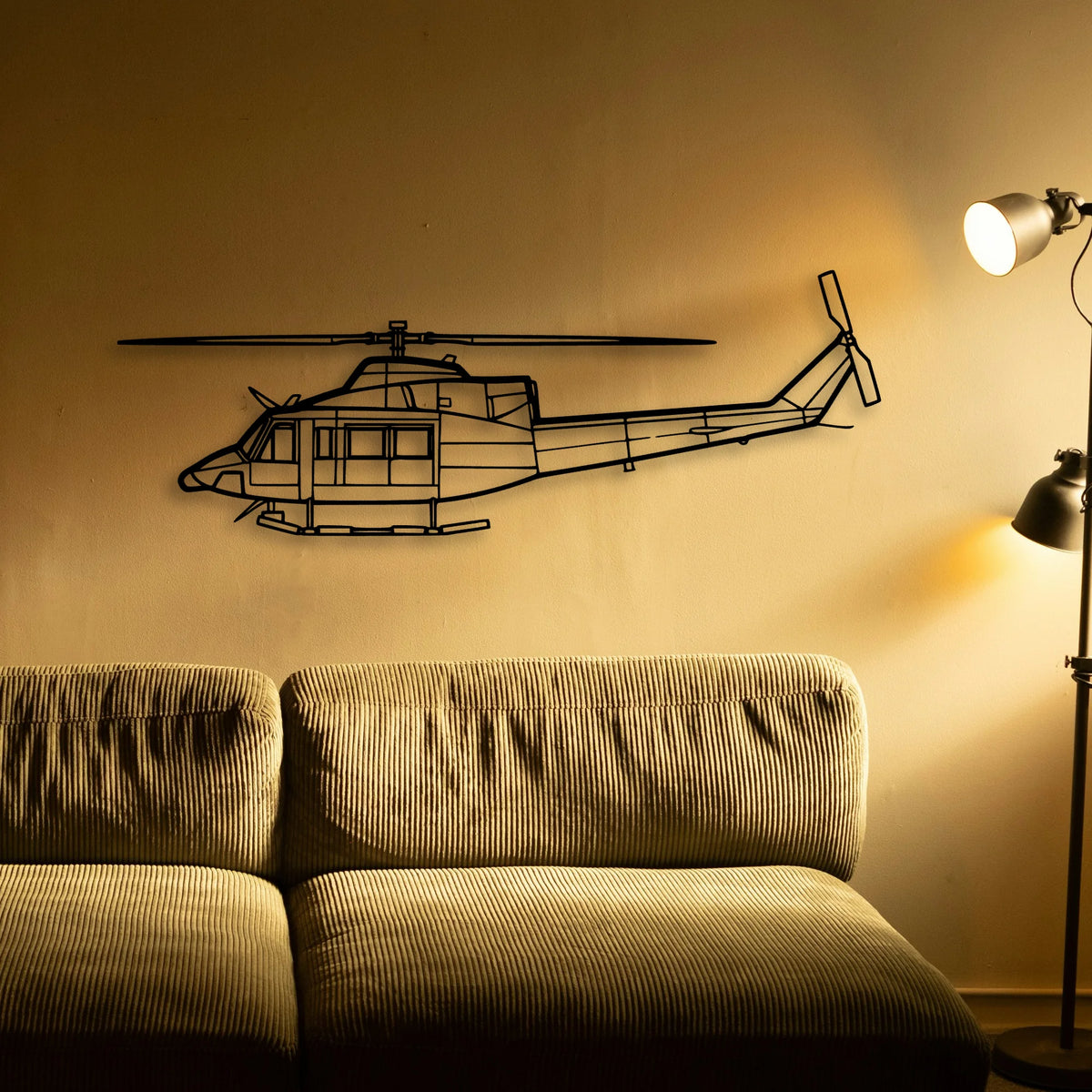 Rafale Classic Aircraft Silhouette Metal Wall Art - Tinvibe