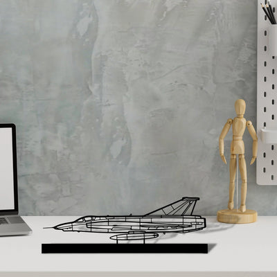 rf-35-draken Silhouette Metal Art Stand - Tinvibe