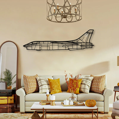 Rf 8G 3 Classic Aircraft Silhouette Metal Wall Art - Tinvibe