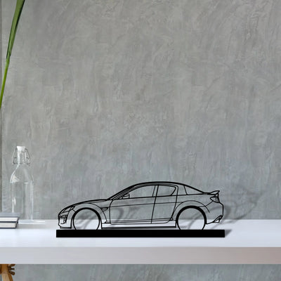 rx8 Silhouette Metal Art Stand - Tinvibe
