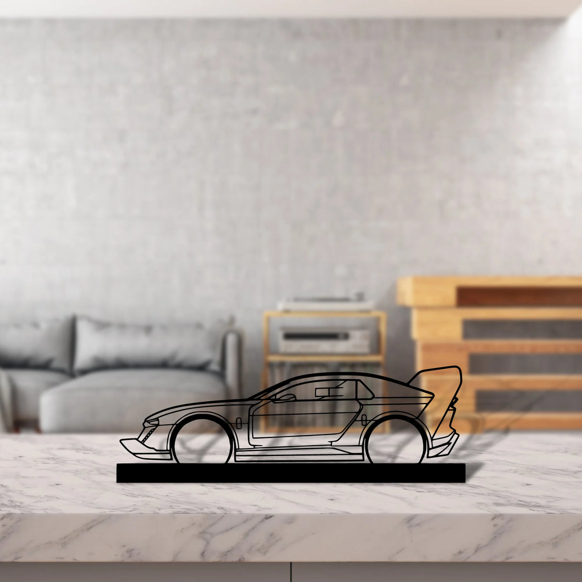 s1-tron Silhouette Metal Art Stand - Tinvibe