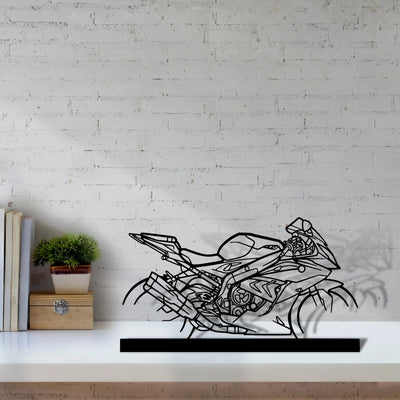 s1000rr Silhouette Metal Art Stand - Tinvibe