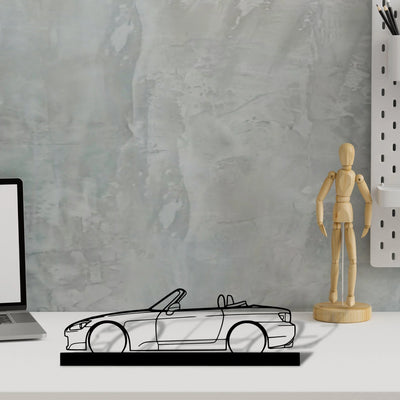 s2000 Silhouette Metal Art Stand - Tinvibe