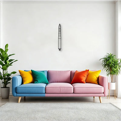 SR22 Classic Aircraft Silhouette Metal Wall Art - Tinvibe