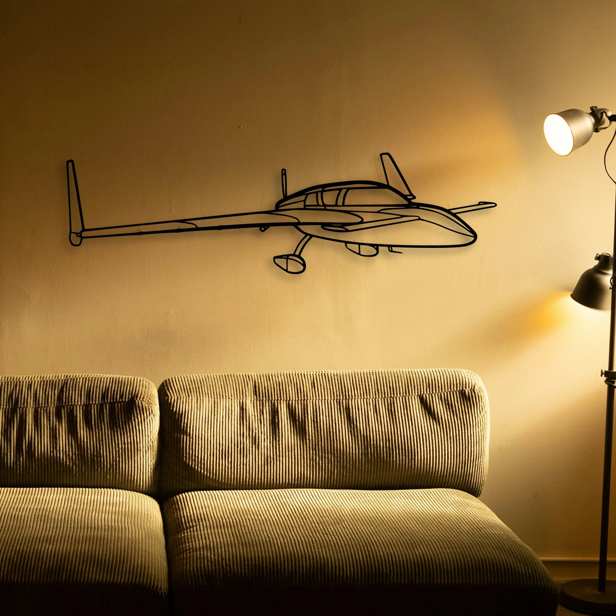 Stol Ch 701 Classic Aircraft Silhouette Metal Wall Art - Tinvibe
