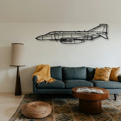 T 34A Mentor Classic Aircraft Silhouette Metal Wall Art - Tinvibe