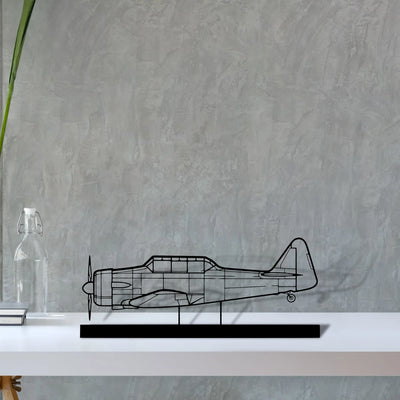 t-6g-texan-2 Silhouette Metal Art Stand - Tinvibe