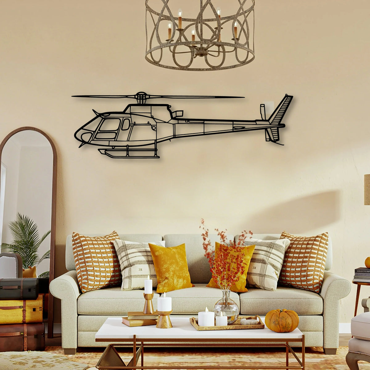 T 6G Texan 2 Classic Aircraft Silhouette Metal Wall Art - Tinvibe