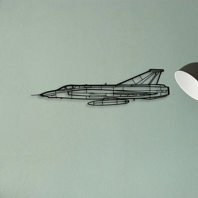 T 7 Red Hawk Classic Aircraft Silhouette Metal Wall Art - Tinvibe