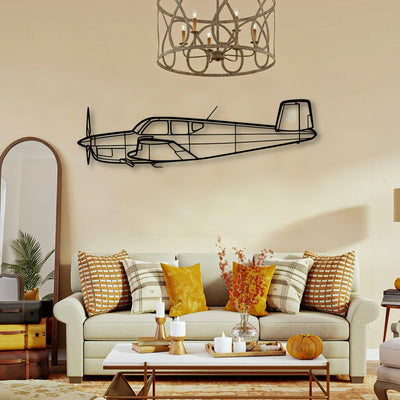 Ta 152H 1 Classic Aircraft Silhouette Metal Wall Art - Tinvibe