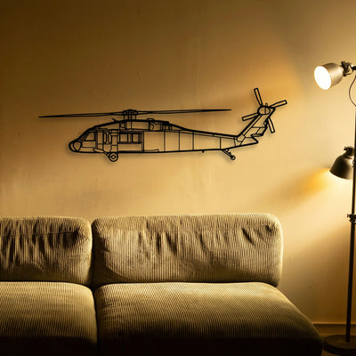 Tbm 3N Classic Aircraft Silhouette Metal Wall Art - Tinvibe