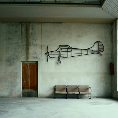 Tempest Classic Aircraft Silhouette Metal Wall Art - Tinvibe