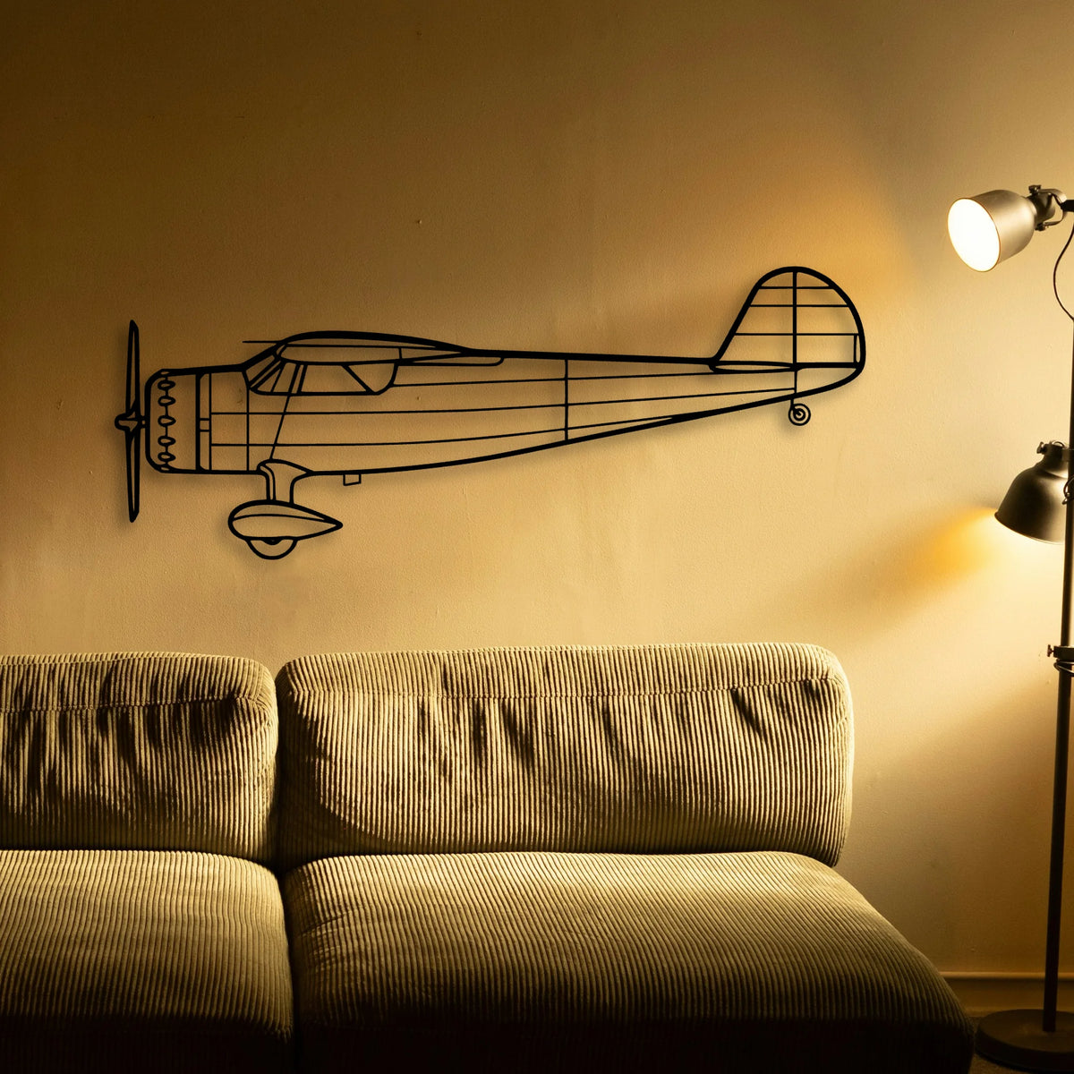 Tornado 10 Classic Aircraft Silhouette Metal Wall Art - Tinvibe