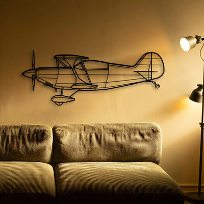 Tornado 8 Classic Aircraft Silhouette Metal Wall Art - Tinvibe