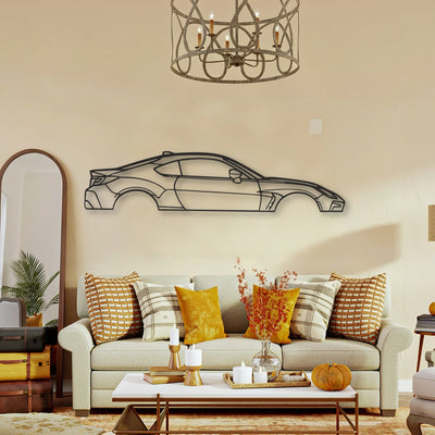 Toyota GR86 Classic Silhouette Metal Wall Art - Tinvibe