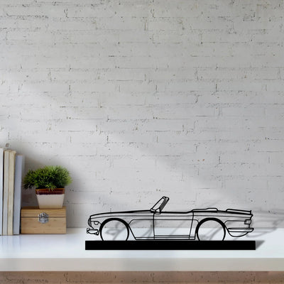 tr6-1974 Silhouette Metal Art Stand - Tinvibe