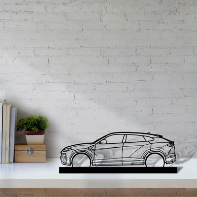 urus Silhouette Metal Art Stand - Tinvibe