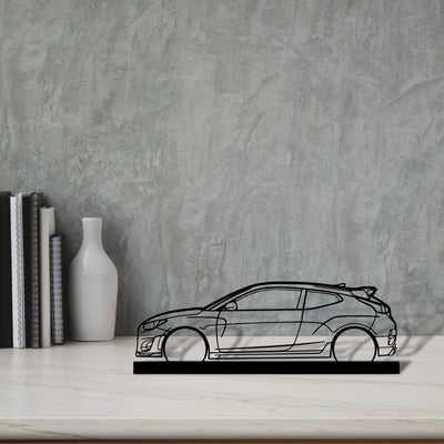 veloster-n Silhouette Metal Art Stand - Tinvibe
