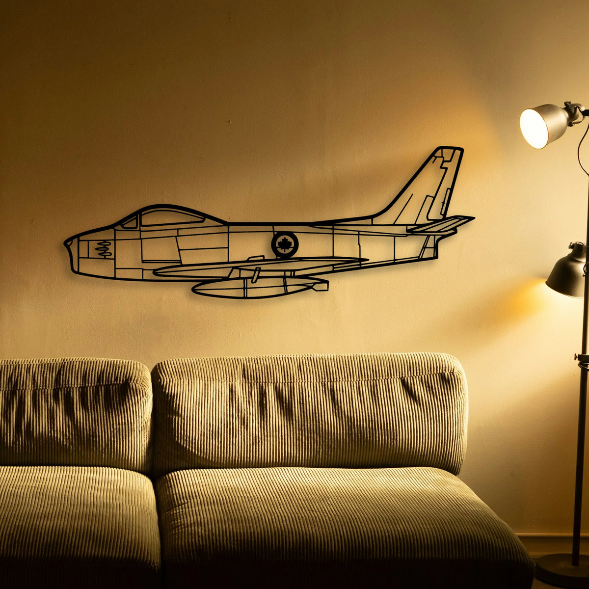 Viking 17 31A Classic Aircraft Silhouette Metal Wall Art - Tinvibe