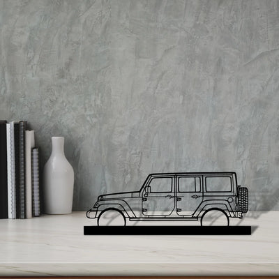 wrangler-2015 Silhouette Metal Art Stand - Tinvibe