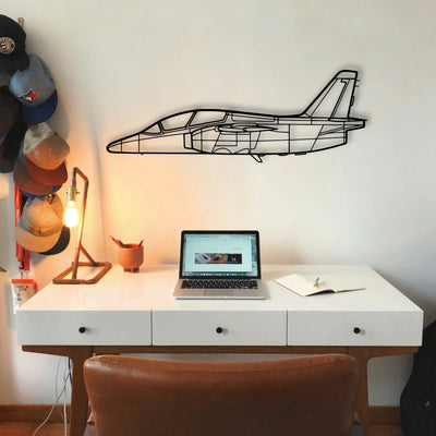 WT9 Dynamic Classic Aircraft Silhouette Metal Wall Art - Tinvibe